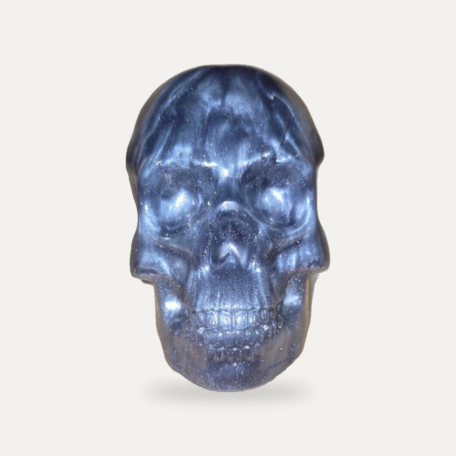 Gun Metal resin skull