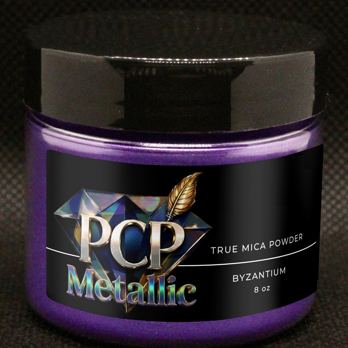 PCP Metallic Mica Powder - Byzantium, 8 oz jar
