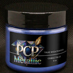 PCP Metallic Mica Powder - Cobalt Blue, 8 oz jar