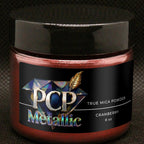 PCP Metallic Mica Powder - Cranberry, 8 oz jar