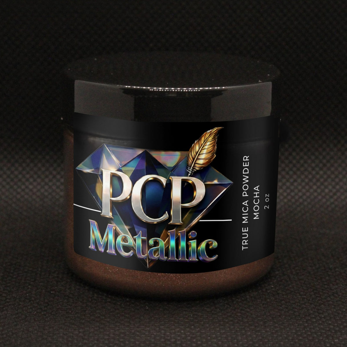 PCP Metallic Mica Powder - Mocha, 2 oz jar