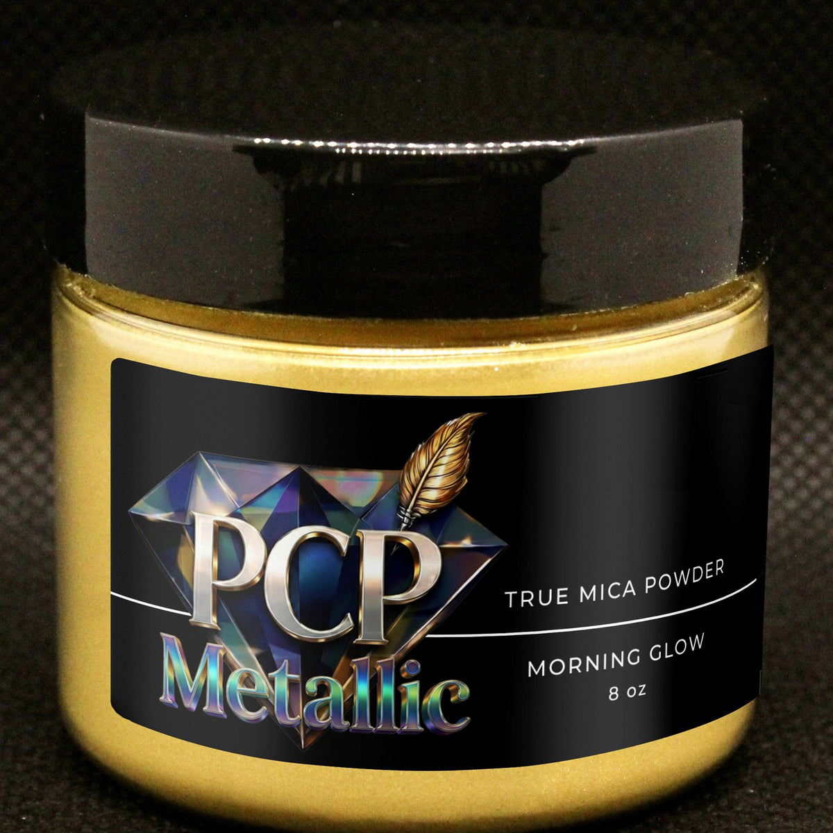 PCP Metallic Mica Powder - Morning Glow, 8 oz jar