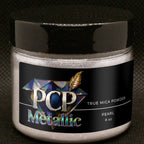 PCP Metallic Mica Powder - Pearl, 8 oz jar