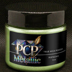 PCP Metallic Mica Powder - Pistachio, 8 oz jar