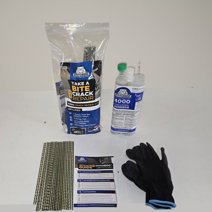 StitchDog SDR 4000 Crack Repair Kit contents