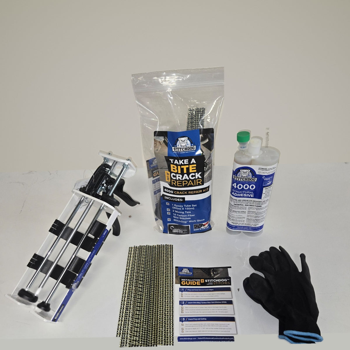 StitchDog SDR 4000 Starter Kit with Dual Component Applicator Gun